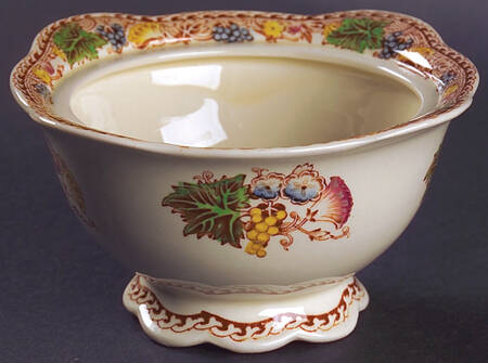Hyde (Scalloped Edge) Sugar Bowl No Lid
