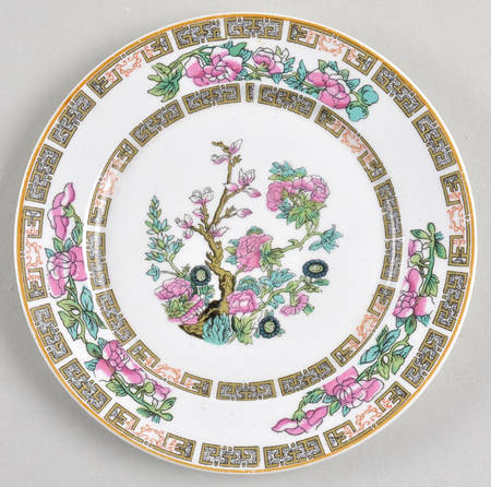 Indian Tree (Yellow Trim) Bread & Butter Plate