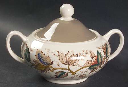 Jamestown (Rim) Sugar Bowl & Lid