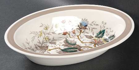 Jamestown (Rim) 8" Oval Vegetable Bowl