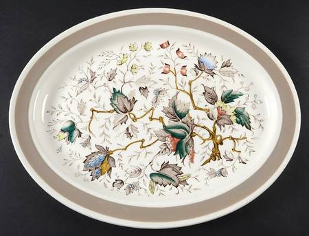 Jamestown (Rim) 14" Oval Serving Platter