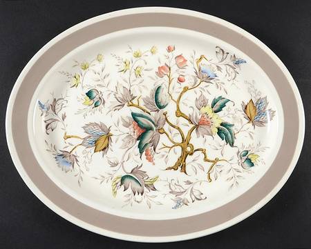 Jamestown (Rim) 11" Oval Serving Platter