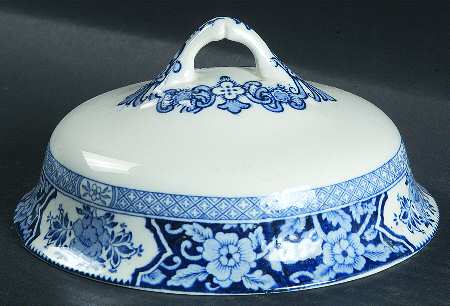 Khotan Blue Lid for Round Butter