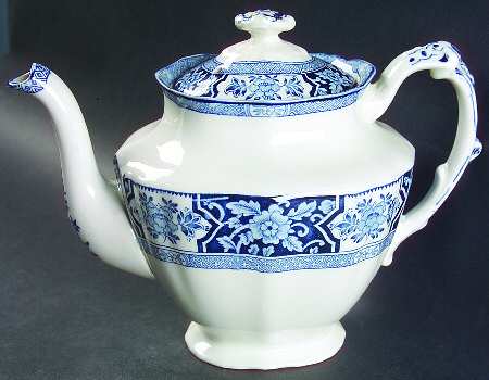 Khotan Blue Teapot & Lid