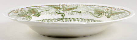 Marseilles Green Rim Soup Bowl