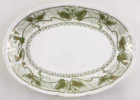 Marseilles Green 16" Oval Serving Platter