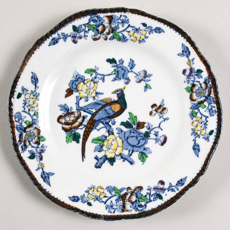 Mayfair Blue Multicolor (Scallop) Dessert/Pie Plate