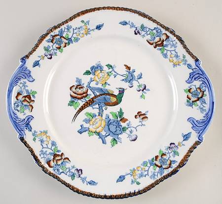 Mayfair Blue Multicolor (Scallop) Underplate for Tureen