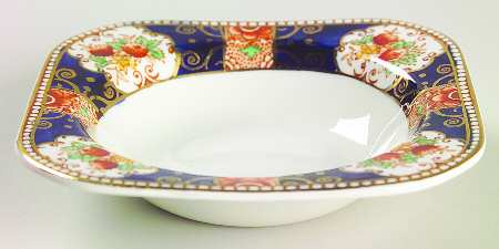 Napoli Blue Rim Fruit/Dessert (Sauce) Bowl