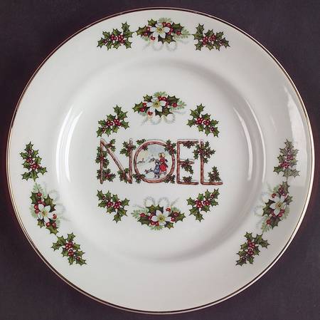 Noel (Smooth Edge) Dessert/Pie Plate