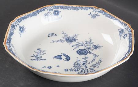Old Bow Blue Coupe Soup Bowl