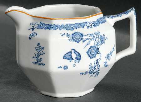 Old Bow Blue Creamer