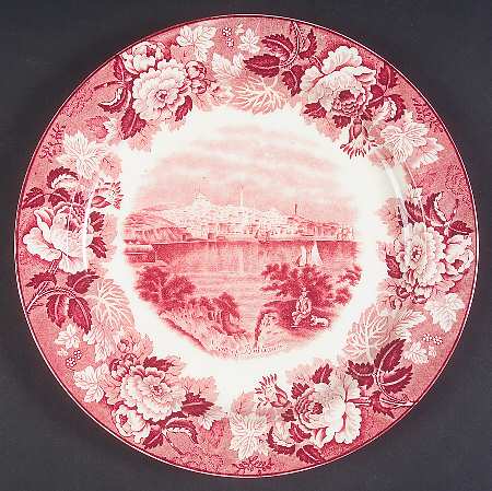 Old Baltimore Scenes Pink by Wood &amp; Sons