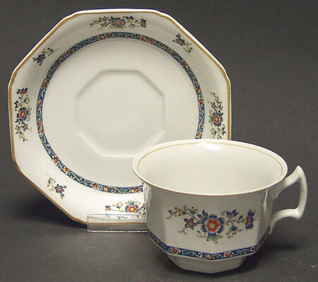 Old Chester Flat Cup & Saucer Set
