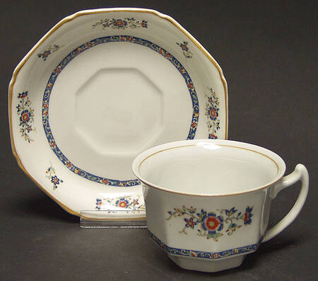 Old Chester Flat Cup & Saucer Set