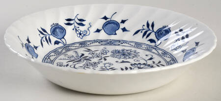 Old Vienna Blue Coupe Soup Bowl