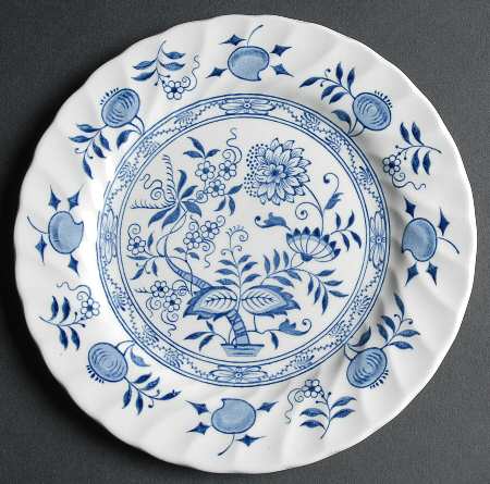 Old Vienna Blue Salad Plate