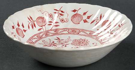 Old Vienna Red Coupe Cereal Bowl