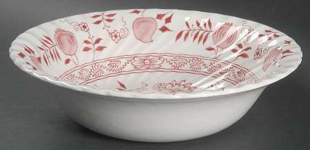 Old Vienna Red 8" Round Vegetable Bowl