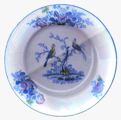 Oriental Birds Salad Plate