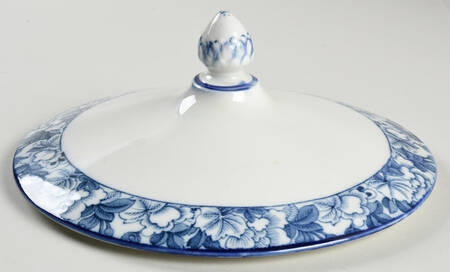 Patricia Blue Lid for Round Vegetable