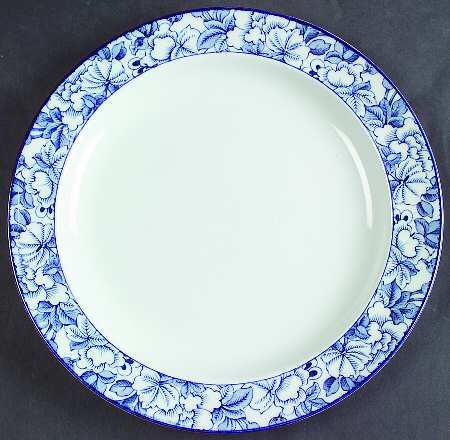 Patricia Blue Luncheon Plate