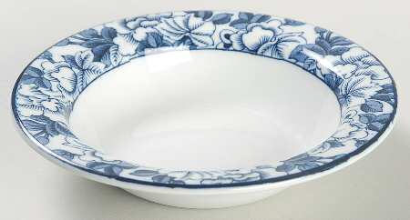 Patricia Blue Rim Fruit/Dessert (Sauce) Bowl