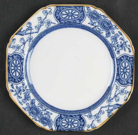 Rangoon (Brown Trim) Bread & Butter Plate