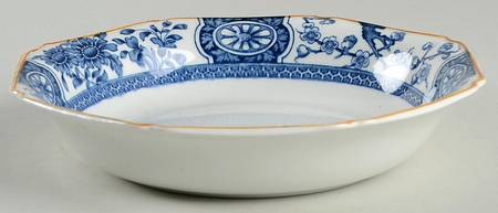 Rangoon (Brown Trim) Coupe Soup Bowl