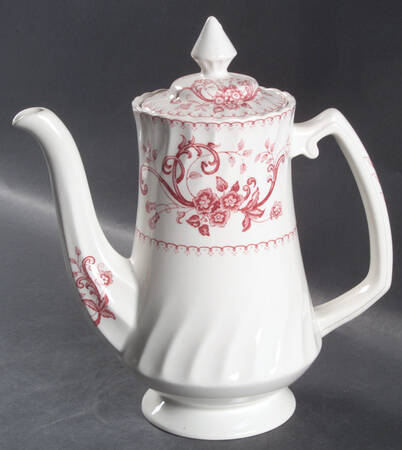 Regency Pink Coffee Pot & Lid