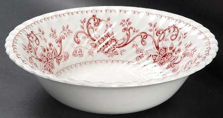 Regency Pink 8" Round Vegetable Bowl
