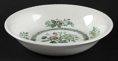 Rosedale Green Fruit/Dessert (Sauce) Bowl