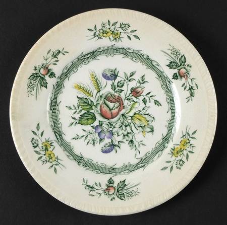 Rosedale Green Bread & Butter Plate
