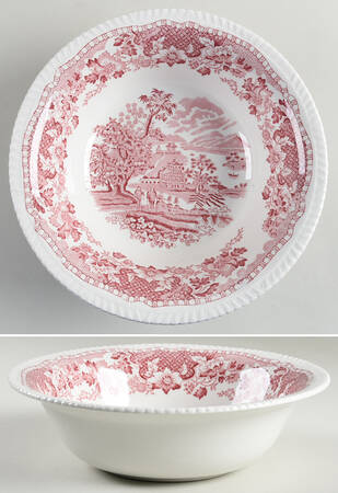 Seaforth Pink (Smooth) 9" Round Vegetable Bowl
