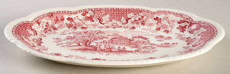 Seaforth Pink (Smooth) Relish/Gravy Underplate