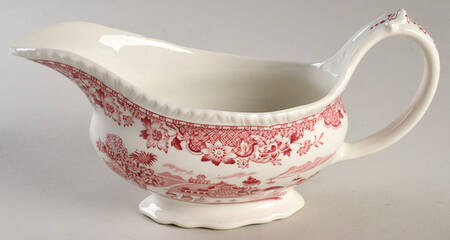 Seaforth Pink (Smooth) Gravy Boat