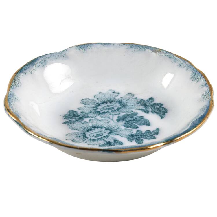 Sevres Blue Green Butter Pat