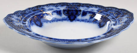 Seville (Flow Blue) Round Butter No Lid