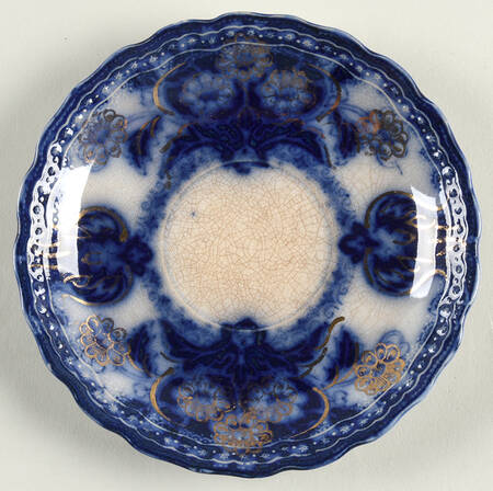 Seville (Flow Blue) Saucer