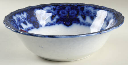 Seville (Flow Blue) 9" Round Vegetable Bowl