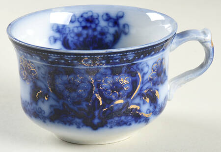 Seville (Flow Blue) Flat Cup