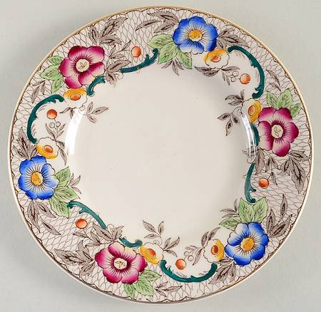 Seville (Multicolor Floral) Bread & Butter Plate