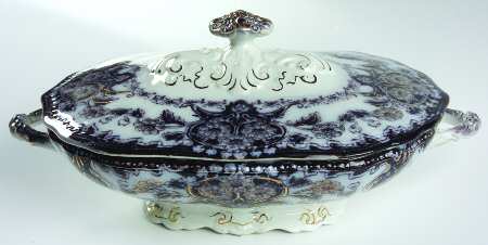 Seville Purple Oval Covered Vegetable