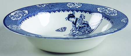 Tsing (Blue) Rim Cereal Bowl
