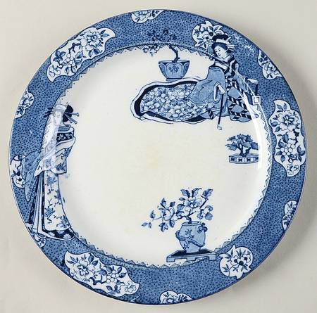 Tsing (Blue) Luncheon Plate