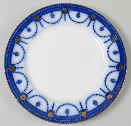 Venice Flow Blue (Gold Trim) Salad Plate