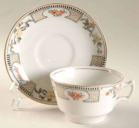 Vernon Flat Cup & Saucer Set