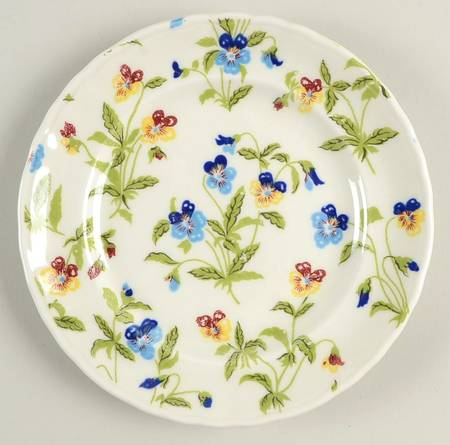 Victorian Gardens Dessert/Pie Plate