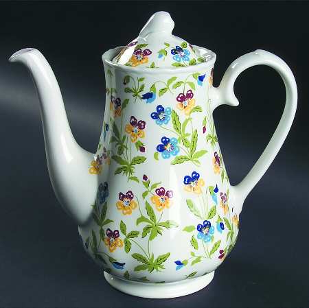 Victorian Gardens Coffee Pot & Lid