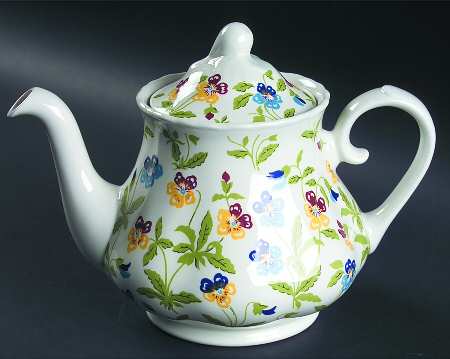 Victorian Gardens Teapot & Lid